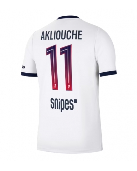 Paris Saint-Germain Maghnes Akliouche #11 Maglia Gara Trasferta Repliche 2026-27 Maniche Corte Paris Saint-Germain Maghnes Akliouche #11 Maglia Gara Trasferta Repliche 2026-27 Maniche Corte